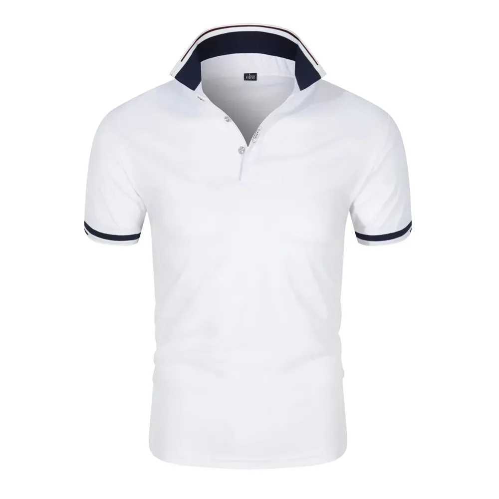 2023 Summer New Mens Casual Short-sleeved Polo Shirt Fashion Lapel T-shirt Breathable Mens Shirt Fashion Street ClothingX240920