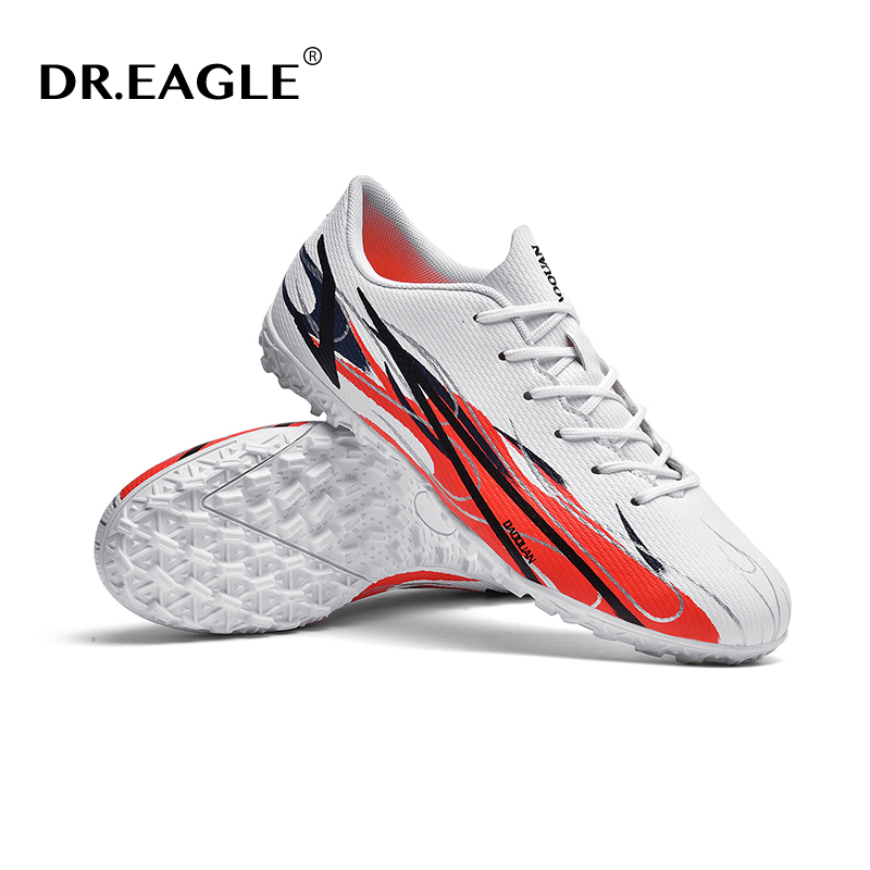DR.EAGLE Soccer Shoes TF/FG Men Sports Shoes Youth Professional Training Football Boots Futsal Shoes Sneakers Man Soccer Cleats