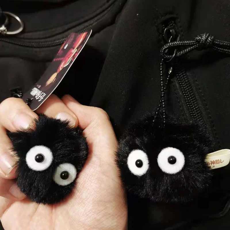 Plush Keychain Briquettes Doll School Bag Cute Pendant Hairball Keychain Clothing Accessories HangingX240919
