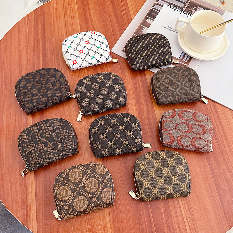 New high-quality wallet designer bag classic short coin purse mini key bag card clip fashionable luxury makeup bag velvet bread black red