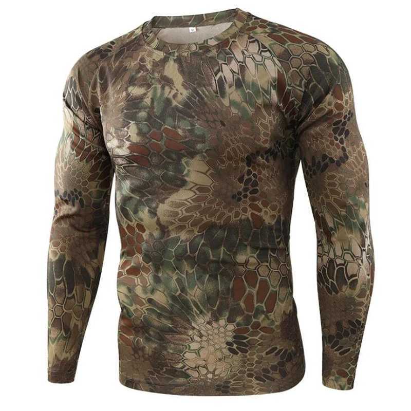 New Simple And Stylish Camouflage 3D Print T-Shirt Men Women Solid Long Sleeve T Shirts Oversized Harajuku Tees Top Kid ClothingX240919