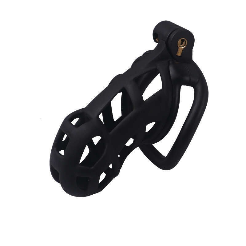 Netphi Leather Chastity Cage Rings Locks BDSM Sex Toys Accessory Kit for Men's Penis Bondage Adult SM Chastity Device
