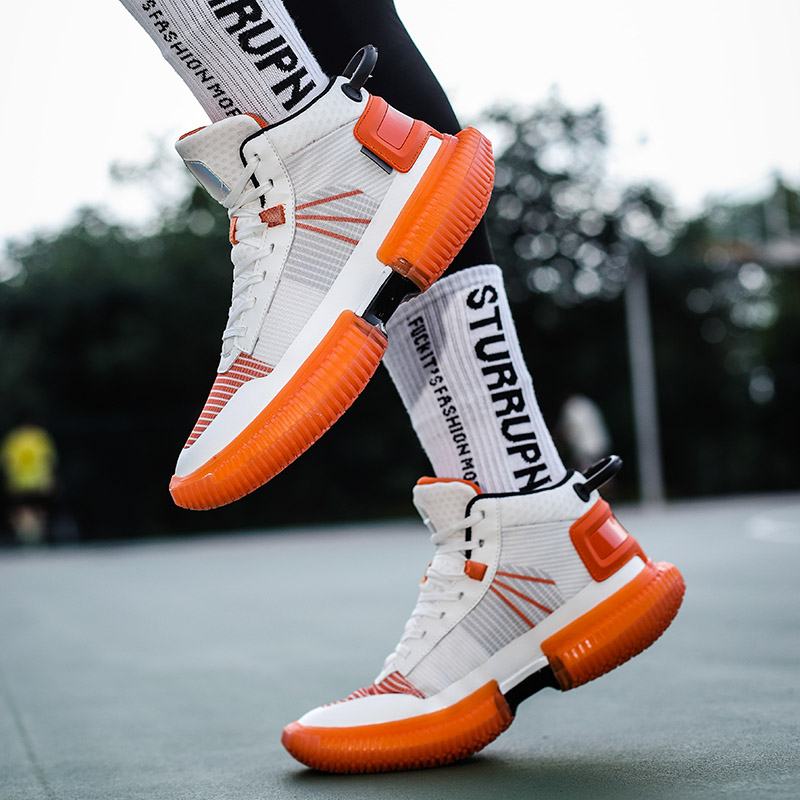 2023 New Professional Men's Basketball Training Shoes Fashion Purple Unisex High Top Sneakers Women Athletic Shoe Baskets Hommes