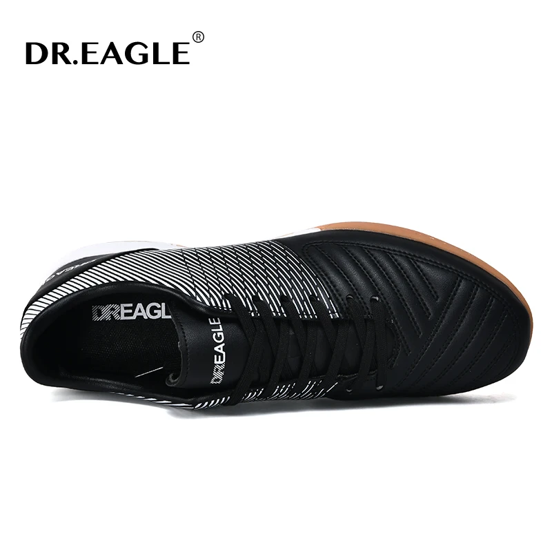 DR.EAGLE Free Shipping Factory Original Indoor Football Shoes Futsal Beef Tendon Bottom Men Professional Non Slip Soccer Shoes