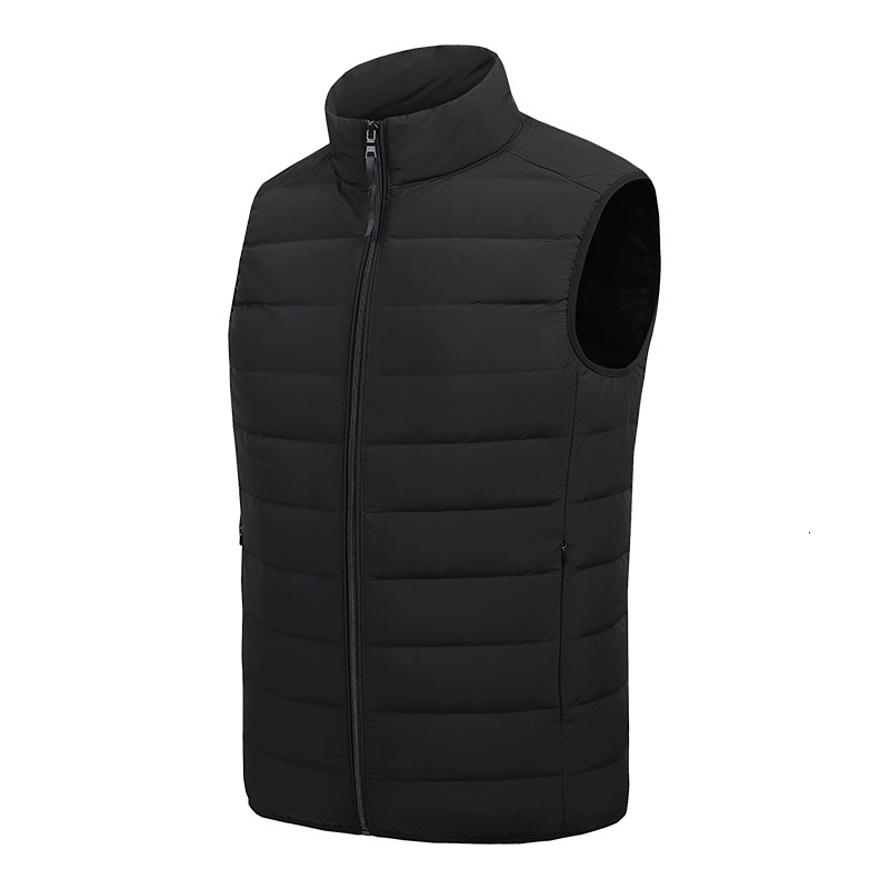 Winter New Brand Sleeveless Duck Down Jacket Warm Waterproof Vest Coat Men Casual Lightweight Thicken Waistcoat Man