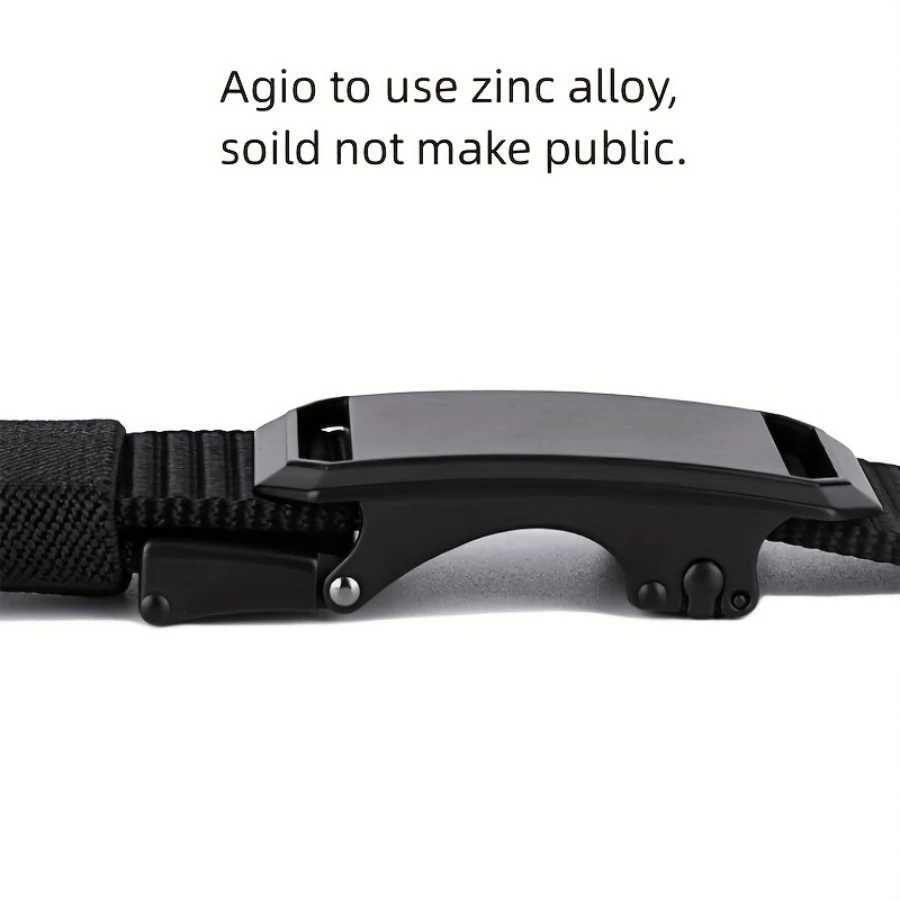 New automatic buckle straps canvas tactical workwear casual outdoor military training pants straps W240920