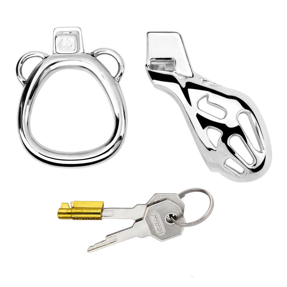 New Stainless Steel Male Cock Cage Male Chastity Device Chastity Belt Men Penis Cage Adult Sex Toys For Man FRRK-183