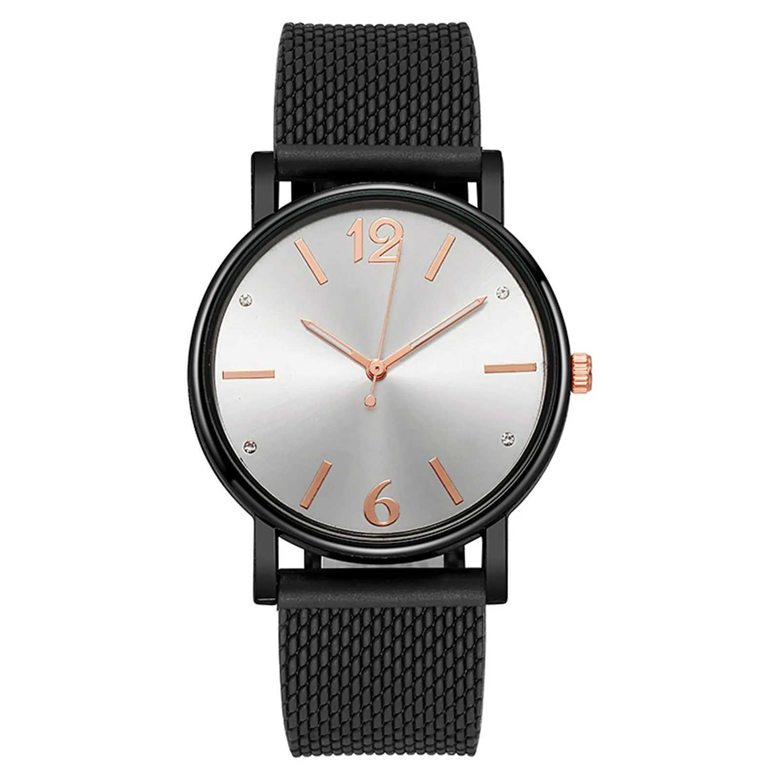 WomenS Diamond Mesh Strap Quartz Watch Simple Design Fashion Classic Round Dial Watches Breathable Strap Watch Reloj Para MujerX240920