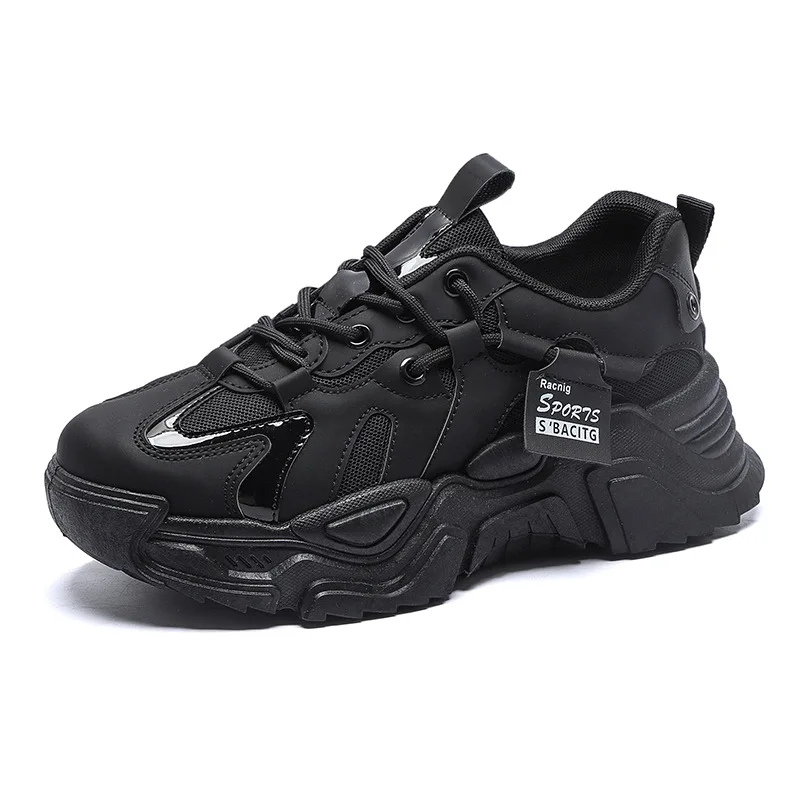 New 2024 Summer Women's Running Korean Style Casual Sports Shoes Thick Sole Breathable Upper For Students K01