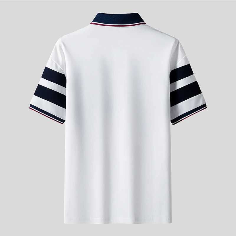 Summer Business Casual Polo Shirts Men Fashion Breathable Luxury Short Sleeve Polos Men High Quality Tops Men Clothing X240920