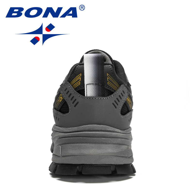BONA 2023 New Designers Action Leather Mesh Jogging Men Breathable Running Shoes Walking Sports Sneakers Athletic Trainers 202