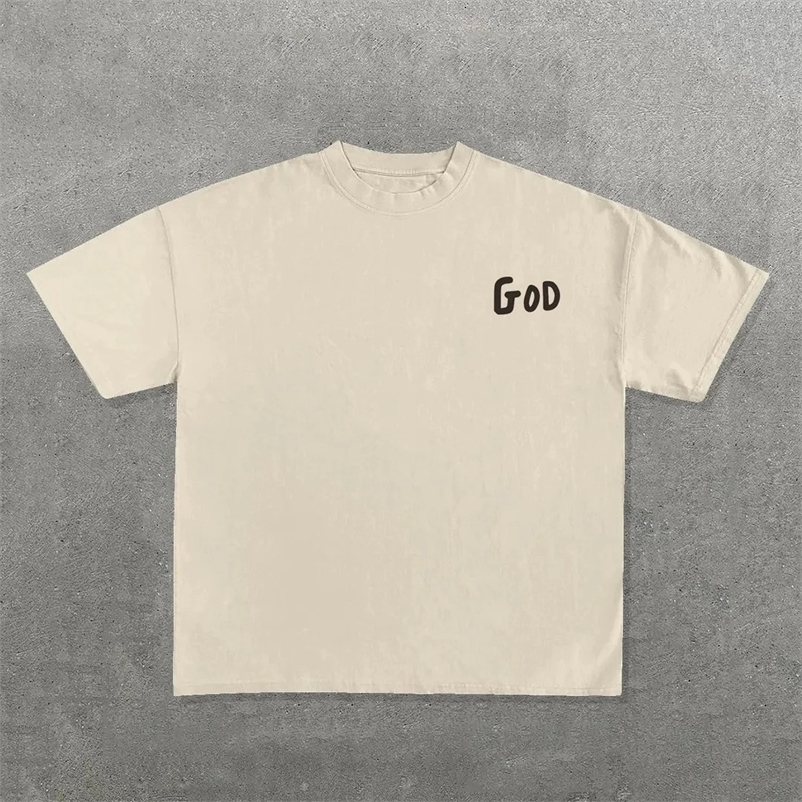 Y2k T Shirt Harajuku Hip Hop Letter Graphic Print Oversized Tshirt Men Women Gothic Round Neck Cotton Short Sleeve Tops