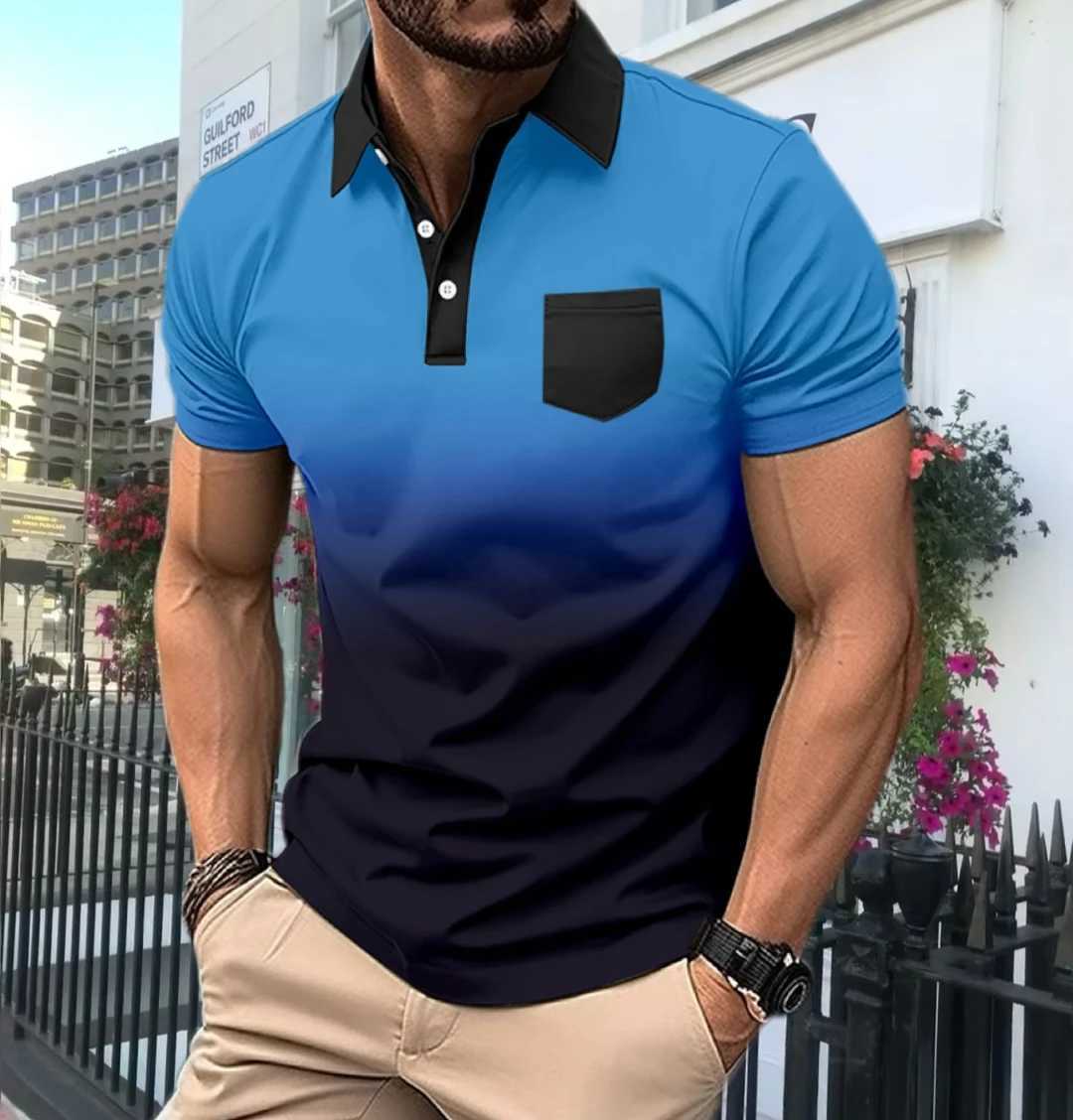 Bestselling Trendy Mens Polo Shirt Summer High end Luxury and Handsome Fashion Casual Sports Short Sleeves High Quality Mens CX240920