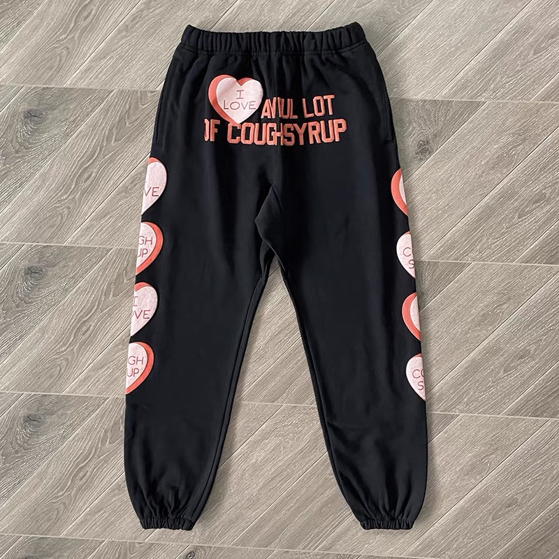 Men's Hoodies 2024 European And American Trendy That's A Awful Lot Of Cough Syrup Sports Leisure Hoodie Street Thirt Sleeved High Quality Casual Sweatpants bg