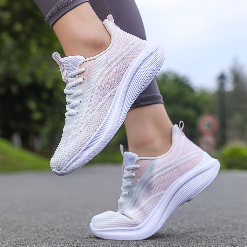 Womens Running Shoes Athletic Outdoor Gym Training Sneakers Walking Tennis Shoes Breathable Sport Fashion Sneakers for Ladies
