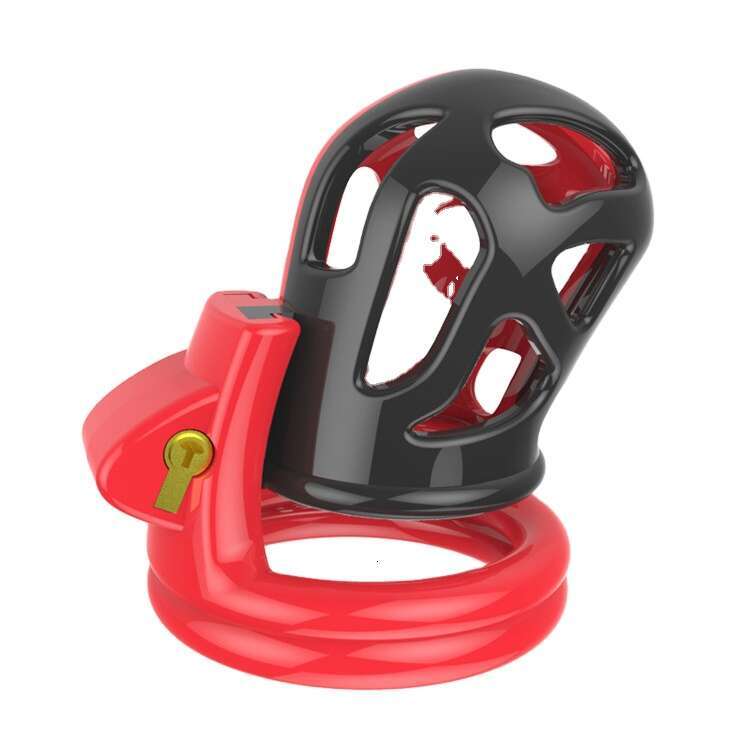 Color Clash Plastic Mens Chastity Device Male Cock chastity Cage BDSM Penis Lock Adult toys