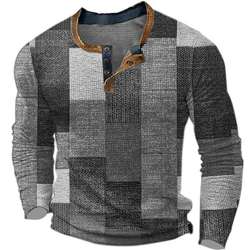 2024 Elegant Fashion Harajuku Slim Fit Ropa Hombre Loose Casual All Match Stripe POLO Shirt Printed Button Long Sleeve T-shirtsXJ240920