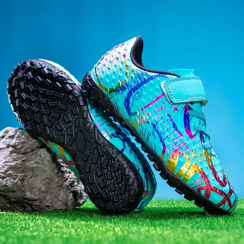 Men and Women with The Same Outdoor Professional New Ankle Boots Training Sports Shoes Light Football Shoes Non-slip Grass