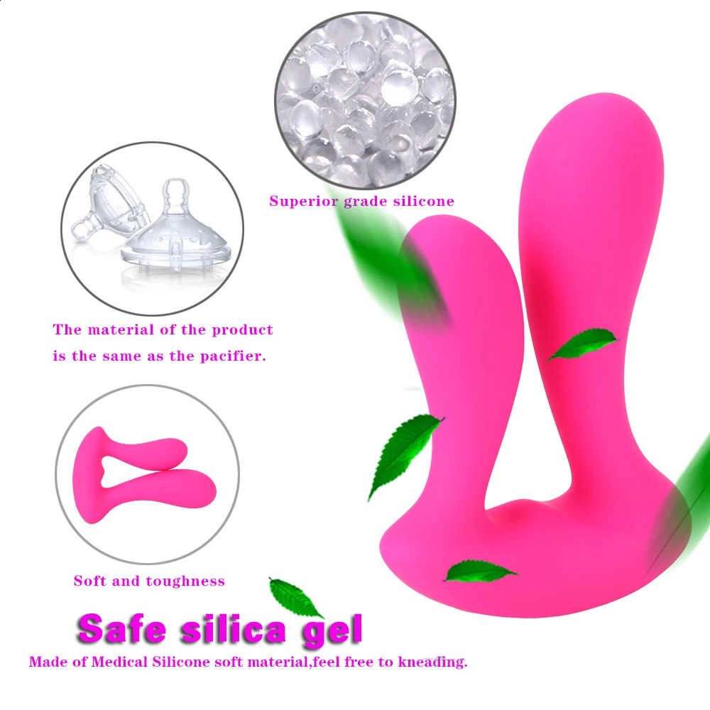 Double Penetration Dual Head Anal Plug Vibrator Anus Vagina Massager 9 Speed GSpot Stimulator Remote Control Sex Toys For Woman 241226