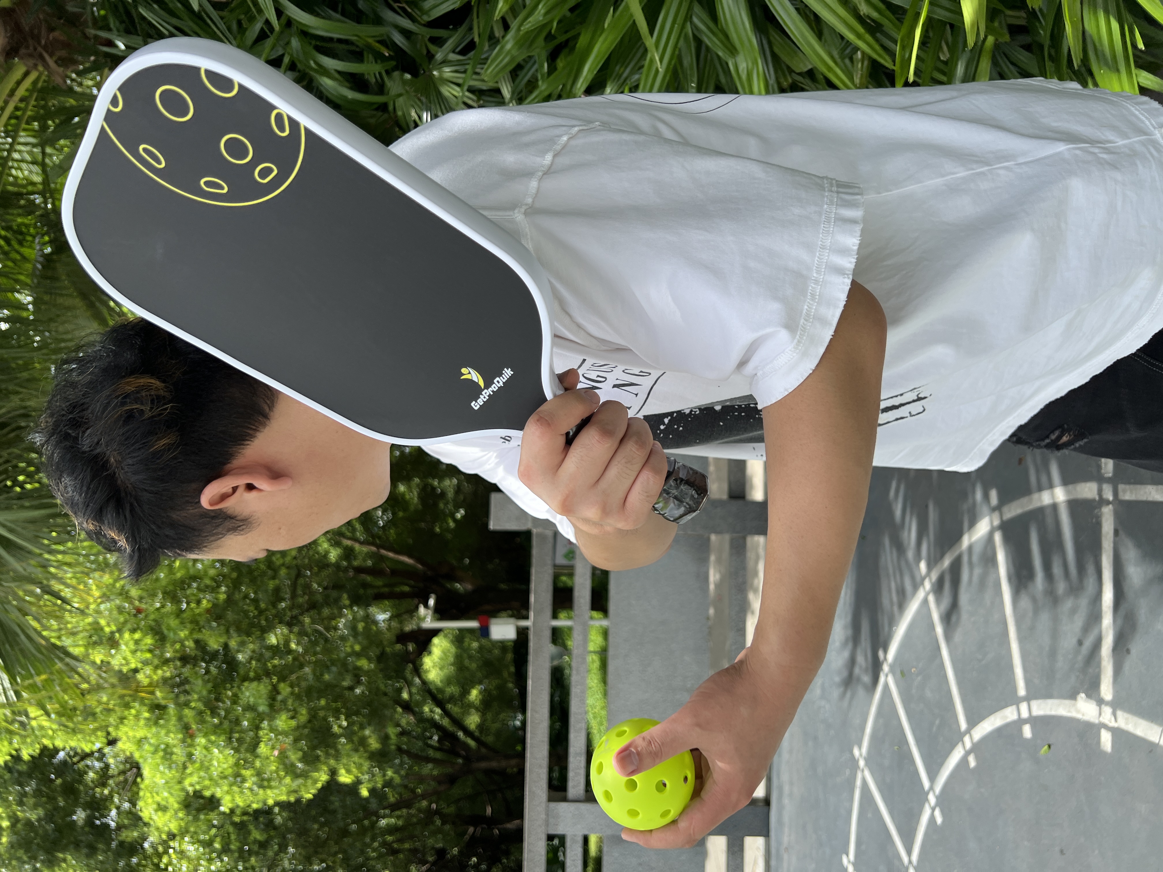 GetProQuik Switch Pickleball Paddle T700 Carbon Fiber Surface with Durable Grit Surface 16MM Honeycomb Core Pickleball Racket For Beginners