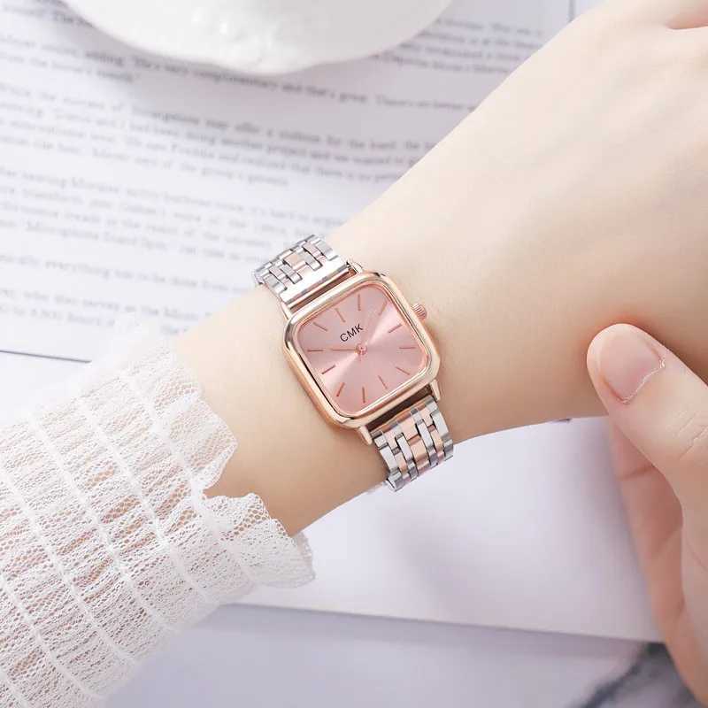 Casual Women Quartz Watch Classic Alloy Strap Wristwatch Square Ladies Watches Simple Clock Gift Relogio FemininoX240920