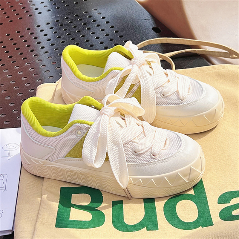 2025 new Mesh Breathable Flats Woman Vulcanized Platform Summer Sports Female Lace Up Sneakers Shoes Casual 2023 NEW bf3a