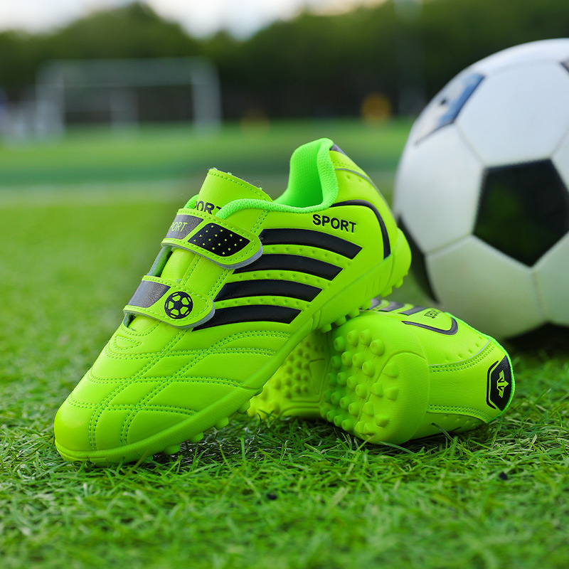 2024 Kids Soccer Shoes Turf Indoor Boys Girls Football Sneakers Men Adolescent Training Sports Shoes Non-slip Children Footwear