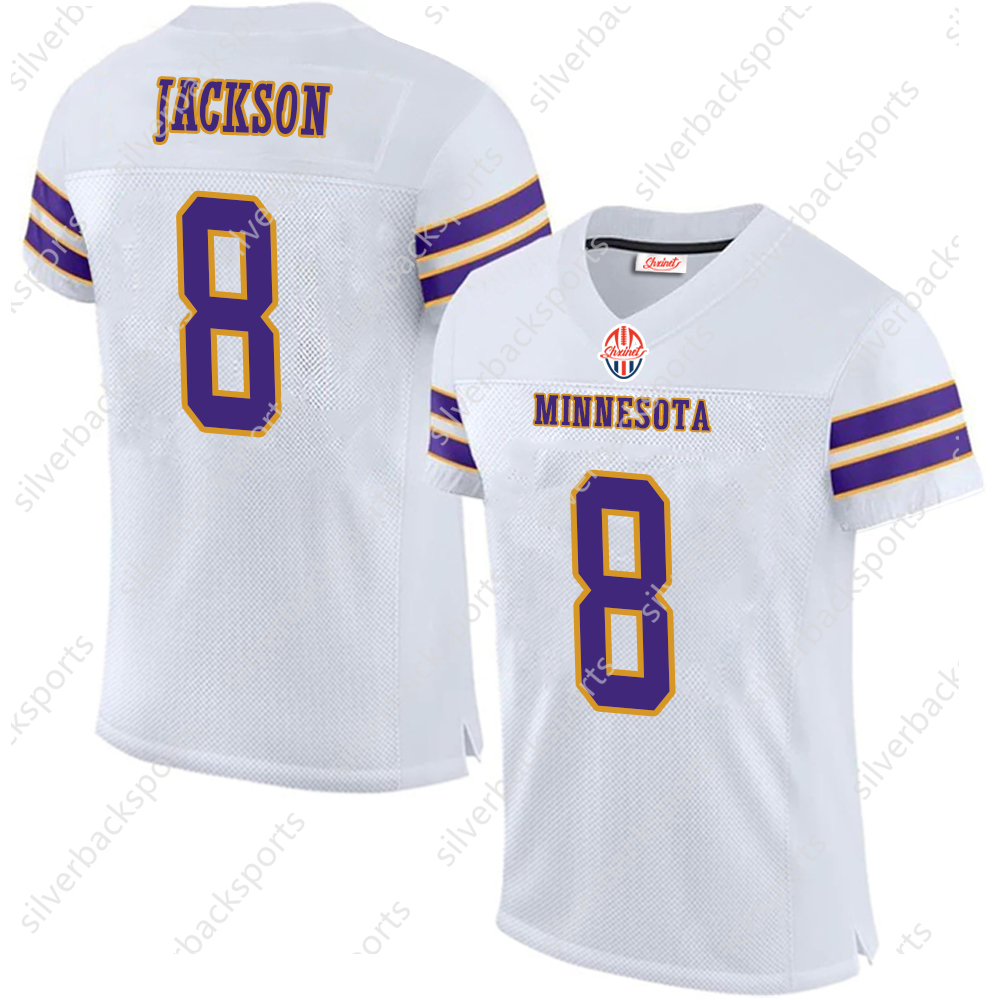 2024 Mimmesota 18 Justin 9 J.J. McCathy Shxinet Football ed Jerseys 22 71 Christian 97 Harrison 24 Camryn Custom Name Any Number This baseball uniform