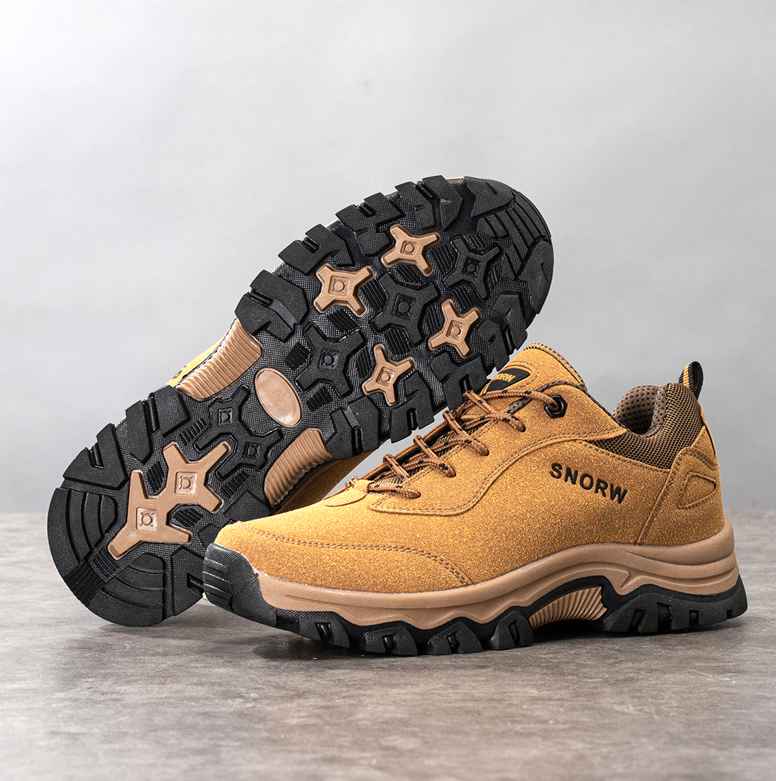 Hiking Shoes For Men Outdoor Mountain Boots Non-Slip Climbing Shoes Trekking Walking Hunting Tactical Sneakers Rubber Boots 428