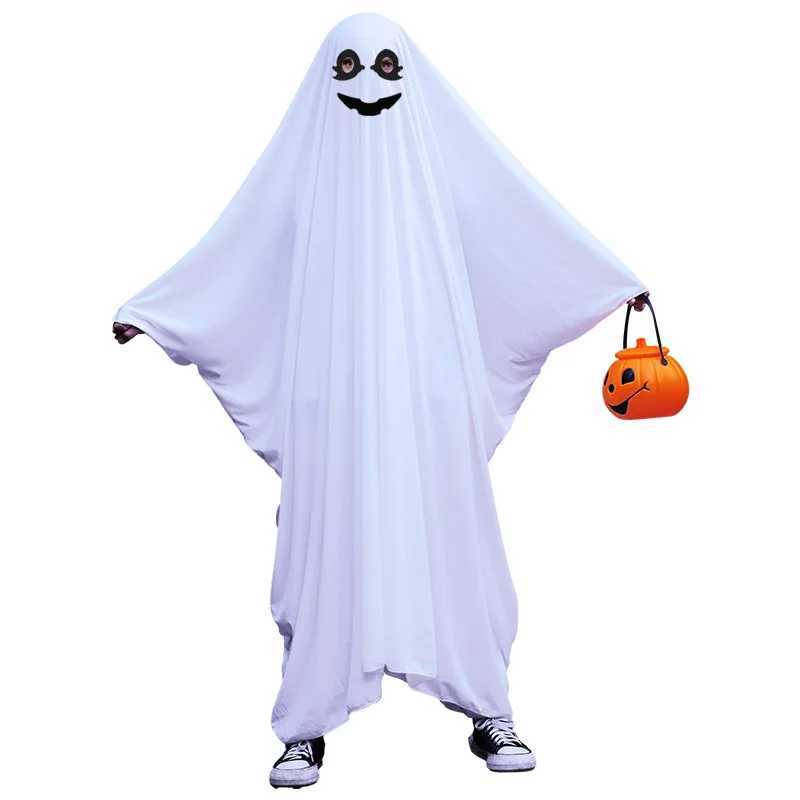 2024 New Halloween Childrens Costumes Masquerade Party Children Adult Ghost Cape Cloaks Dress Up Halloween Costume for Kids Y240919