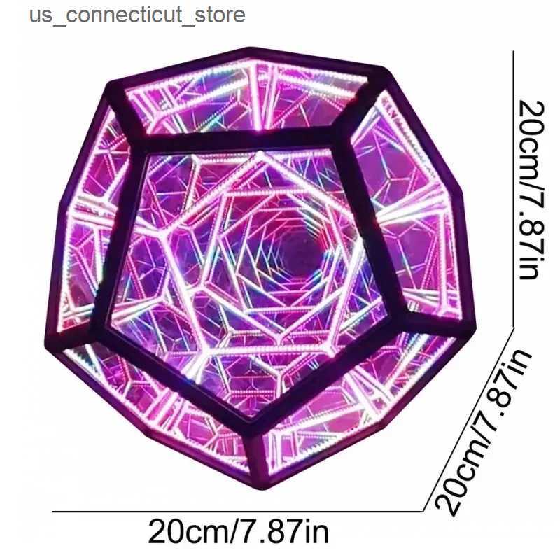 Novelty Lighting Dodecahedron Color Art Lamp Decorative Lights Colorful Housewarming Gift Durable Home Decoration Novelty Atmosphere Lamp L240910
