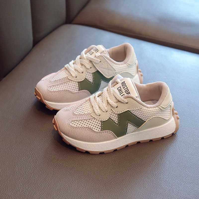 New Spring Autumn Children Sneakers Girls Anti-slip Single Mesh Shoes Boys Breathable Sneaker M240920