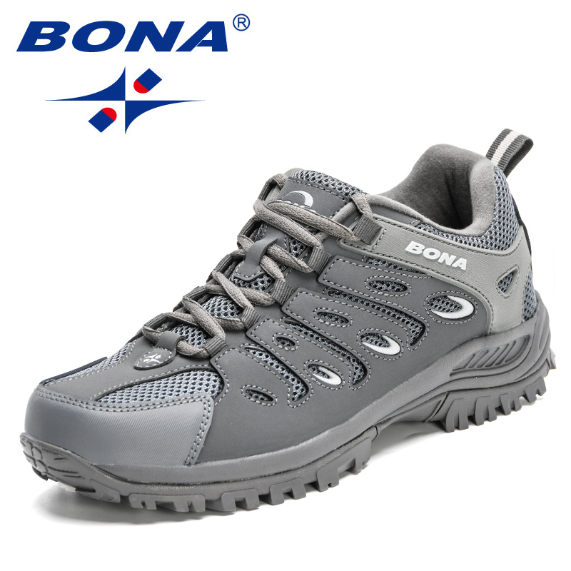 2023 BONA New Designers Non-slip Wear-resistant Breathable Hiking Shoes New Outdoor High-quality Jogging Walking Shoe Men Manscu 5732