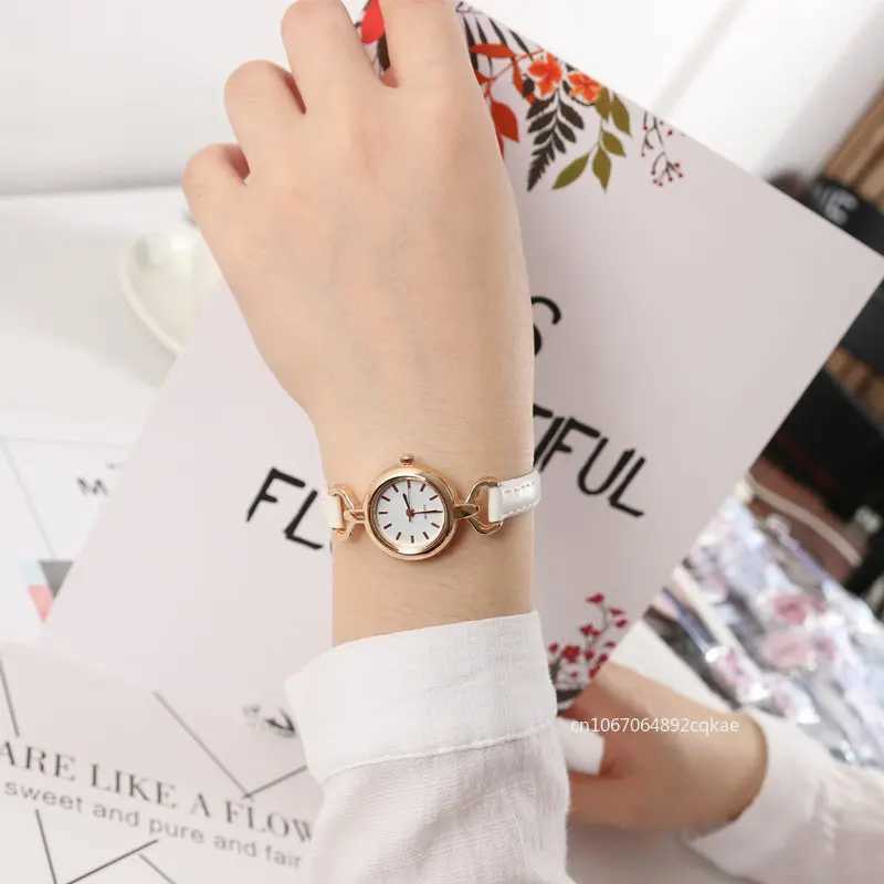 Ins Small Round Watch Women Luxury Watches Girls Quartz Wristwatches Fashion Gifts Bracelet Reloj Mujer Rosa Relogio FemininoX240920