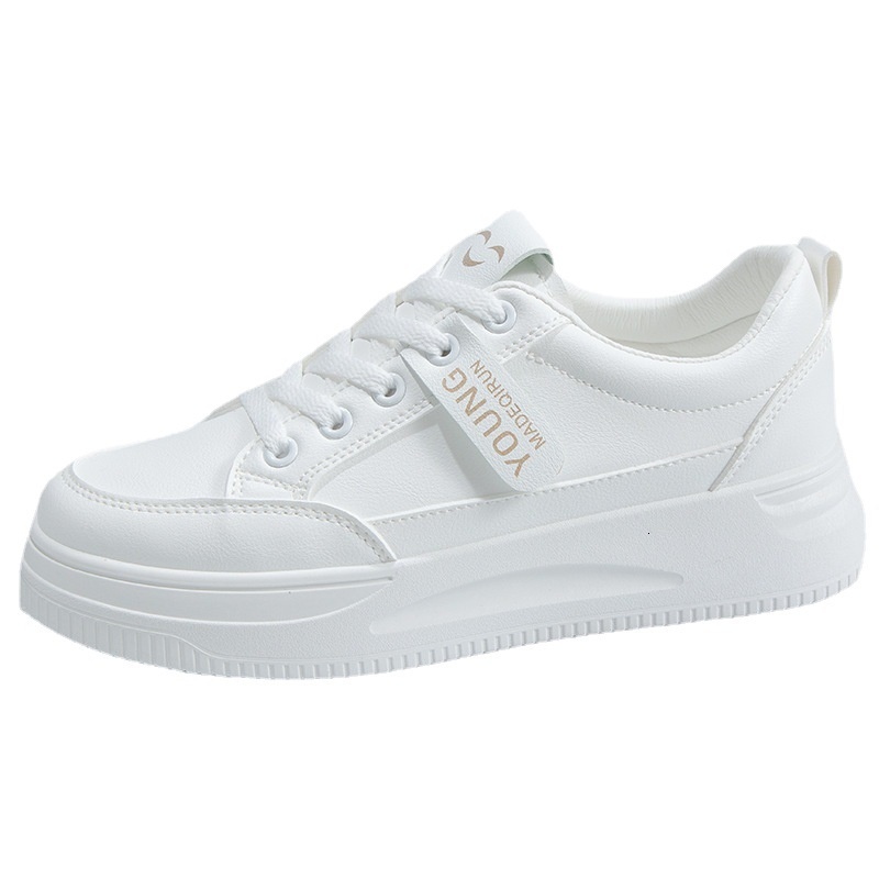 Little white women, 2023 autumn new shoes, versatile children, spring fashion for students, Instagram trend, sports and leisure board shoes