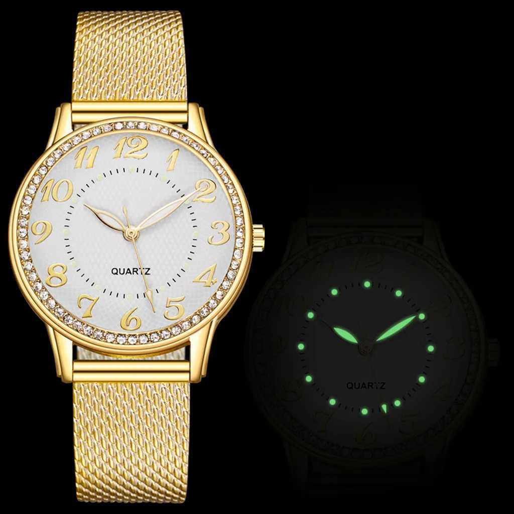 Watch For Women Luxury Watches Quartz Watch Stainless Steel Dial Casual Bracele Watch Ladies Quartz Wristwatch Simple AtmosphereX240920