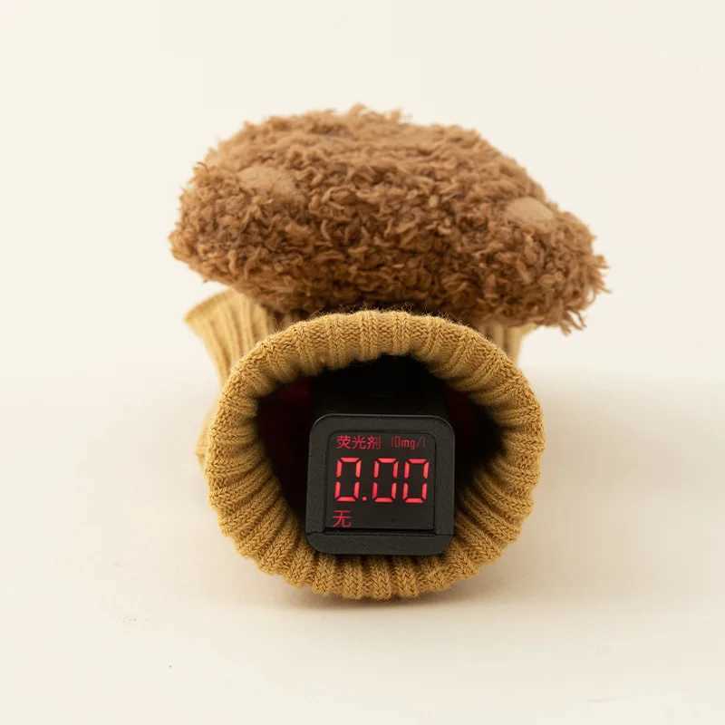 Kids Socks New Baby Winter Autumn Floor Sock Soft Cute Cartoon Bear Doll Toddlers Boys Girls Indoor Shoes Anti-skip 0-3Y Kids Socks Q240920