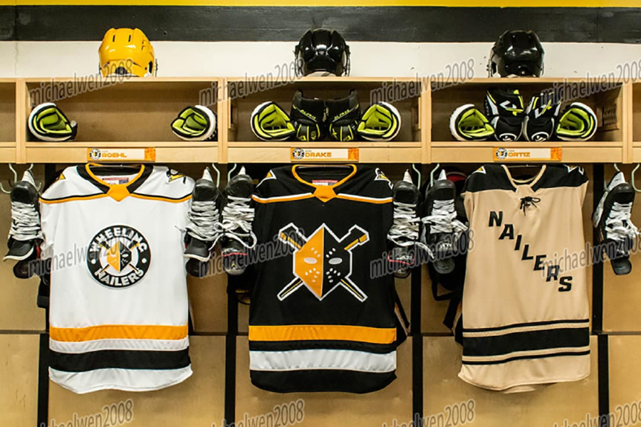 ECHL Wheeling Nailers 2024-25 Hockey Jersey - Official Licensed Fan Gear Mens Sizes Breathable Fabric