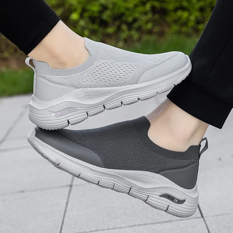 Men's Casual Sneakers Breathable Slip-On Sports Shoes Outdoor Comfort - New Hot Lightweight & Stylish For 2024