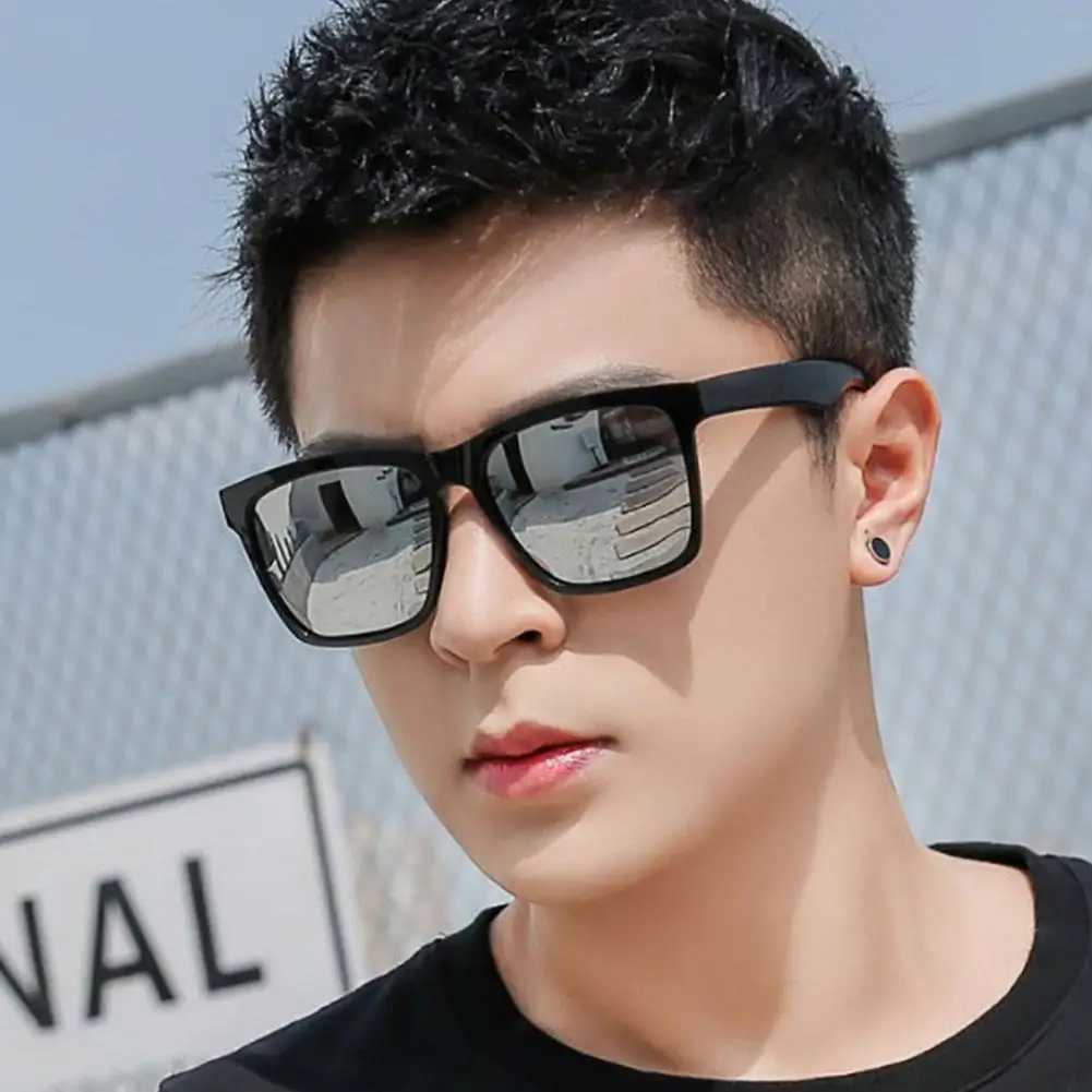 1pcs Sunglasses Korean Style Square Sunglasses Resin Material Fashion Anti-sun Glare Summer Outdoor Sunglasses AccessoriesX240920