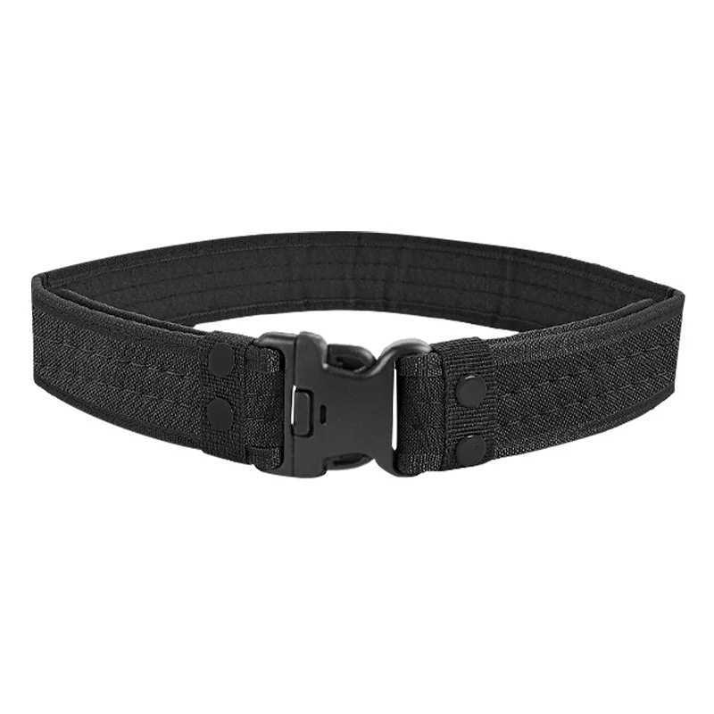 Mens camouflage combat canvas belt high-quality and quick release tactical Oxford cloth belt outdoor hunting nylon work belt W240920