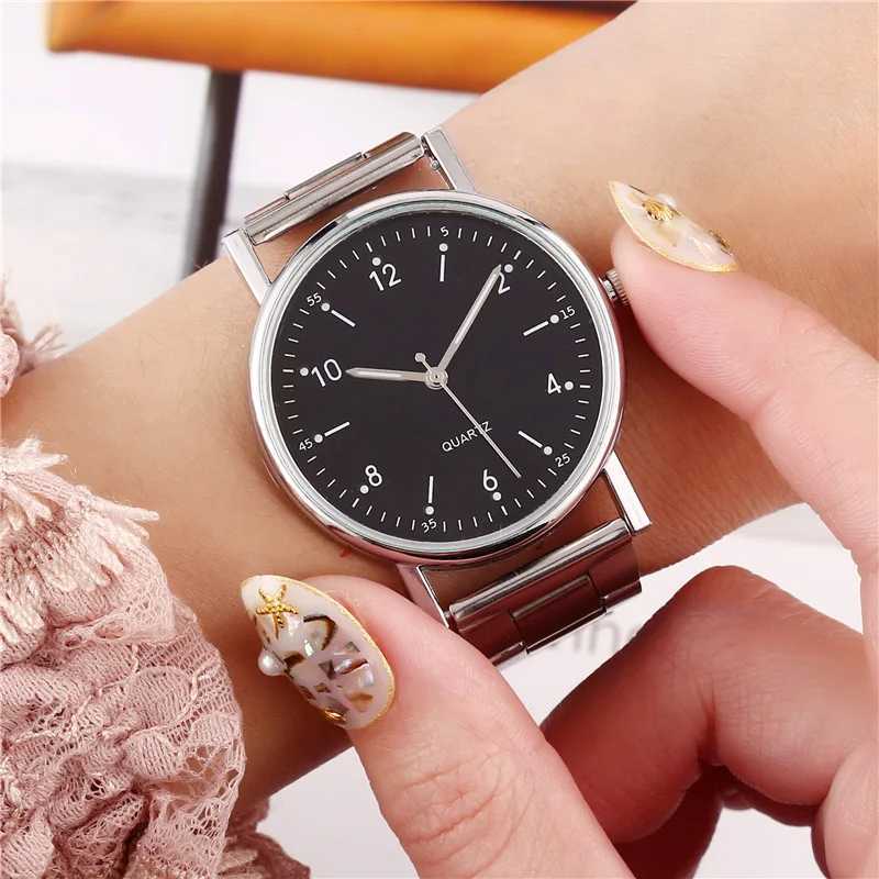 Simple Quartz Wristwatch Ladies Quartz Watch Stainless Steel Luminous Dial Leisure Fashionable Watch Reloj Mujer Montre FemmesX240920