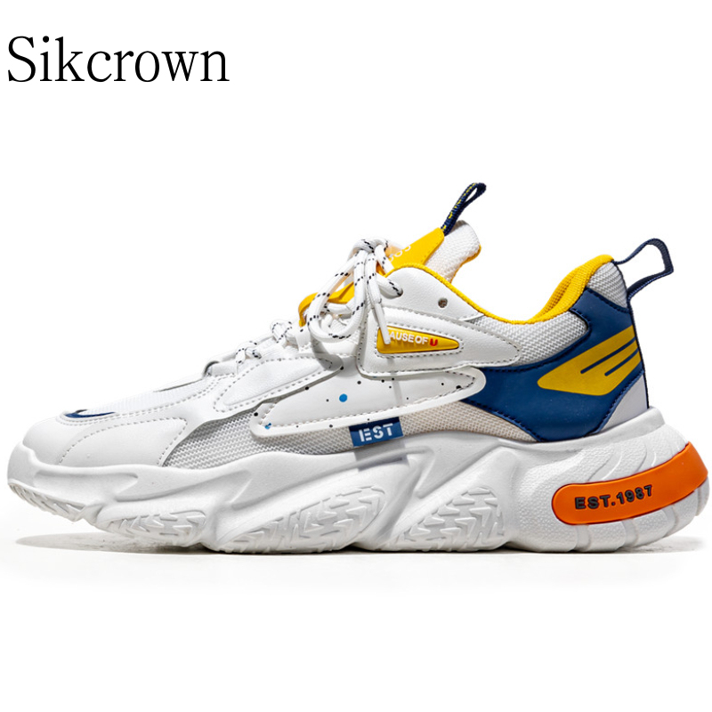 High Quality Running Shoes for Men Fashion Platform Sneakers Street Casual Sneakers Summer Breathable Mesh Male Jogging Shoes