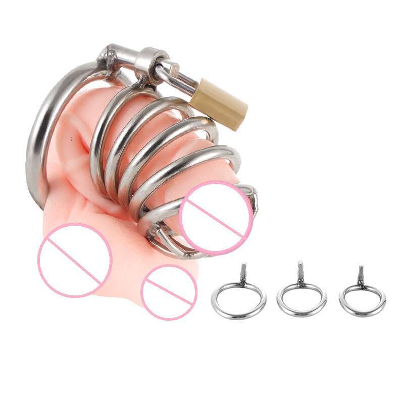 Stainless steel Male Chastity Device metal Cock Cage Sex Toys Male Chastity Cage