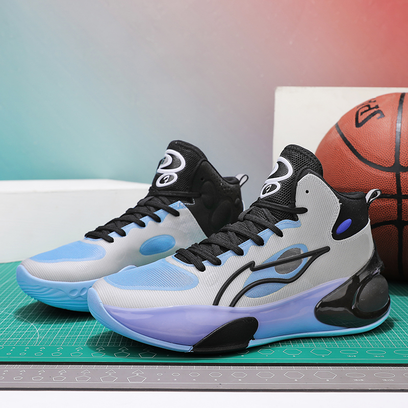 Cool Basketball Shoes Men's Comfortable Breathable Padded Non-Slip 2024 New Outdoor Fitness Sports Fashion Running Shoes