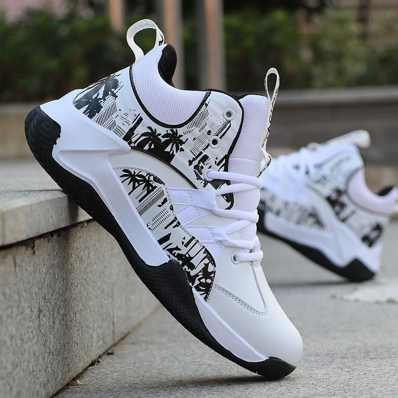 Men's Basketball Shoes Breathable Cushioning Non-Slip Wearable Sport Shoes Male Training Athletic Baseball Sneakers Outdoor Shoe
