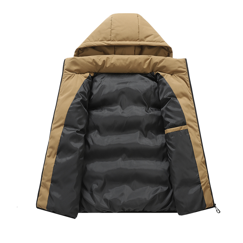 Windproof Sleeveless Vest Winter Jacket Casual Coat Men Cotton Warm Thicken Waistcoat Thick Gilet Male