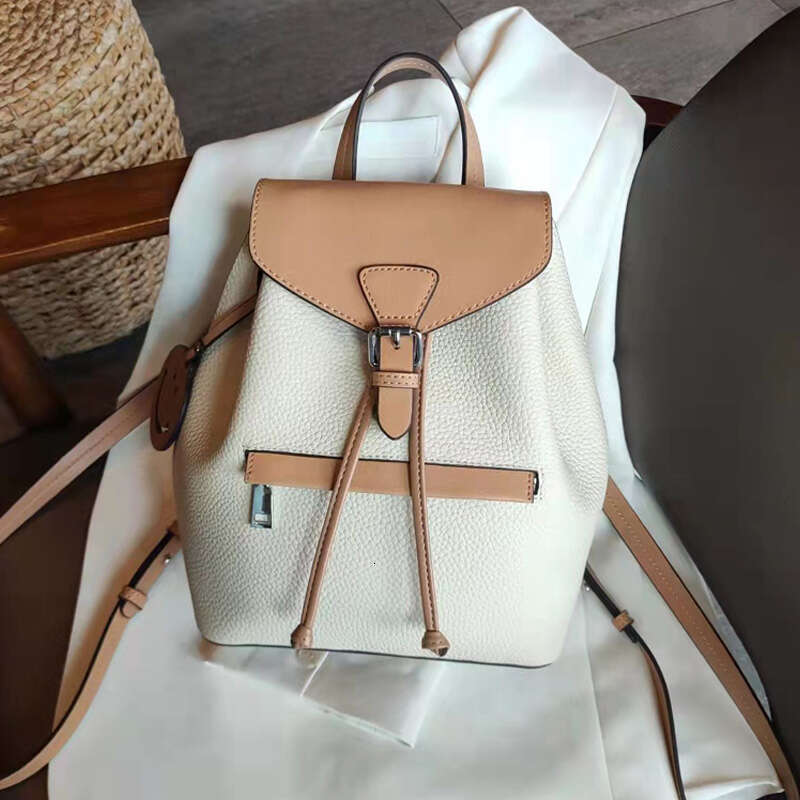 Fashion Female Genuine Leather Backpac Large Capacity Women Shoulder Bags Solid Color Casual Lady's Commute Backpack Hot Sale