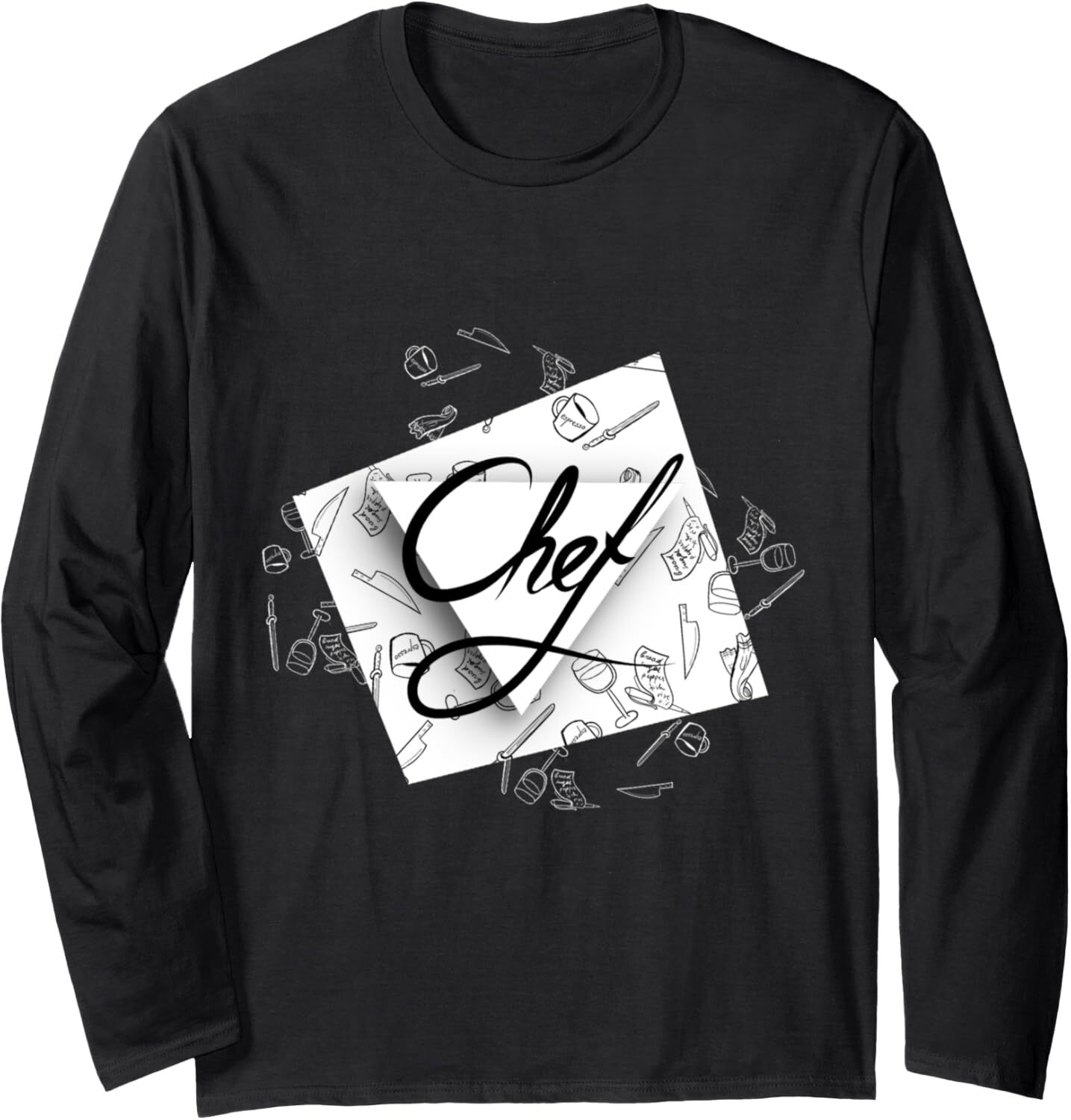 Long Sleeve Shirts for Men sweatshirt Great Funny Chef Gift Idea cooking foodie kitchen Long Sleeve Tee Streetwear Casual tops clothes