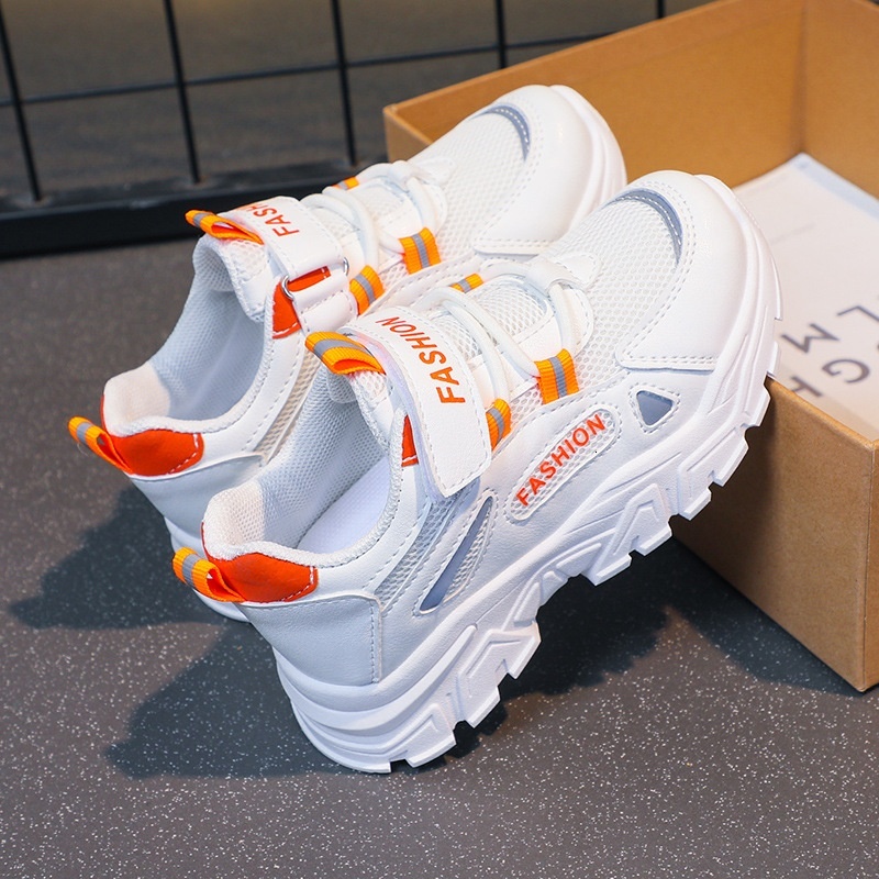 Girls' sports summer 2023, breathable children's shoes for adults, girls' dad fashionable casual shoes, and stylish